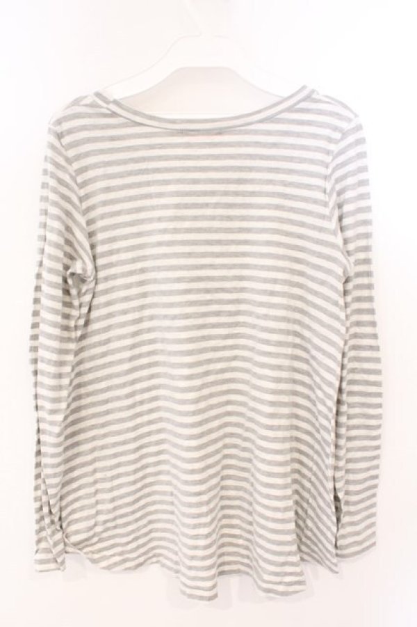 画像2: Candy Stripper / マウスワッペンボーダーカットソー 2 グレー O-26-03-04-063-PU-TO-IG-OS (2)