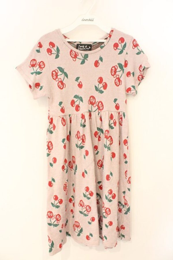 画像1: Candy Stripper / チェリーペペ半袖ワンピース 2 レッド系 O-26-03-04-064-PU-OP-IG-OS (1)