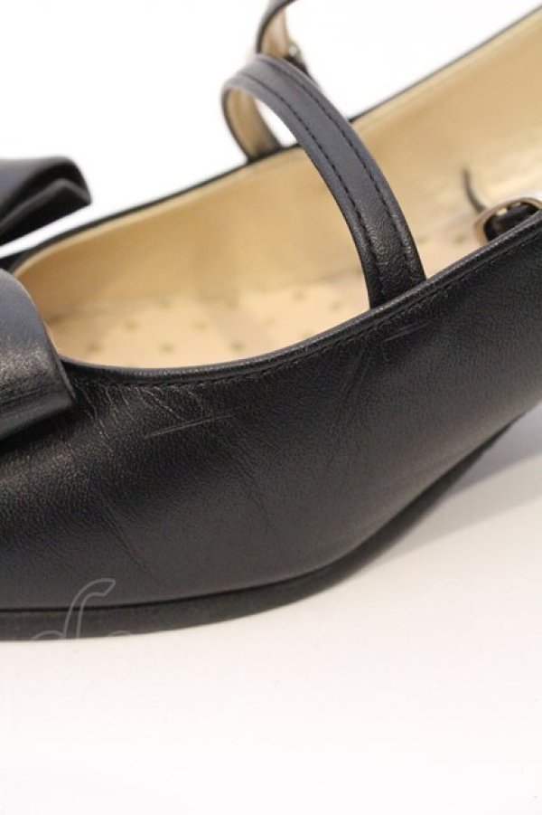 画像6: Leur Getter / 本革クロスストラップシューズ 23.5cm クロ O-26-03-04-008-LU-SH-OW-OS (6)