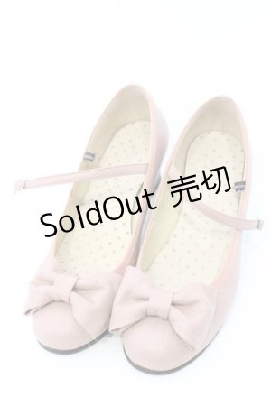 画像: Leur Getter / リボン付本革シューズ 22.5cm ピンク O-26-03-04-009-LU-SH-OW-ZTK036