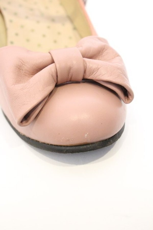 画像5: Leur Getter / リボン付本革シューズ 22.5cm ピンク O-26-03-04-009-LU-SH-OW-OS (5)