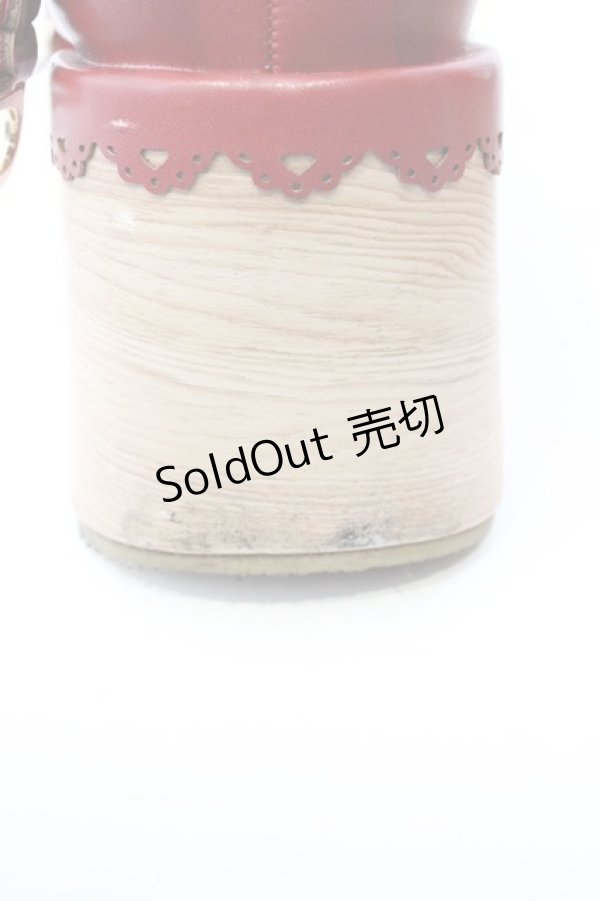 画像6: Chalmiere / 木底風パンプス L アカ O-26-03-04-010-0-SH-IG-OS (6)