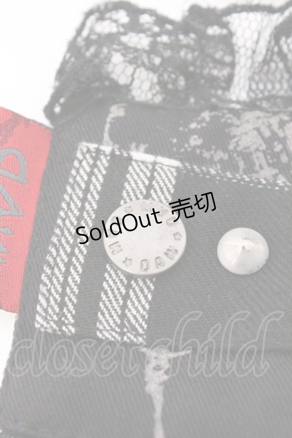 画像3: MAD / オリジナルプリント手枷  ブラック O-26-03-04-017-PU-ZA-IG-OS (3)