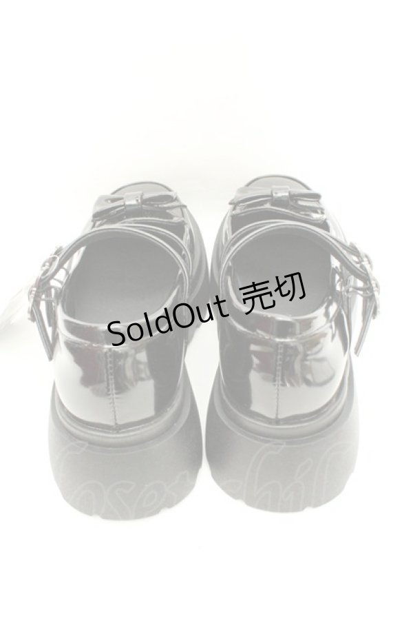 画像3: axes femme / Ｗストラップリボンローファー M クロ O-26-03-05-002-AX-SH-OW-OS (3)