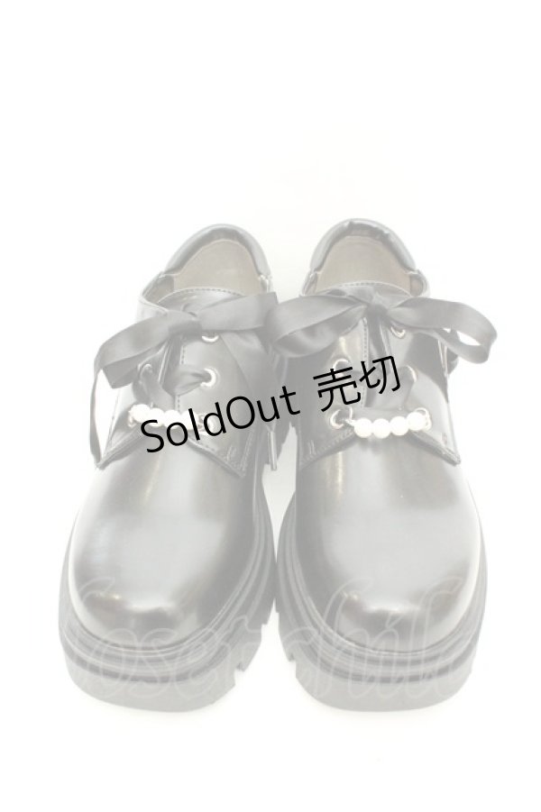 画像2: axes femme / レースアップシューズ M クロ O-26-03-05-003-AX-SH-OW-OS (2)