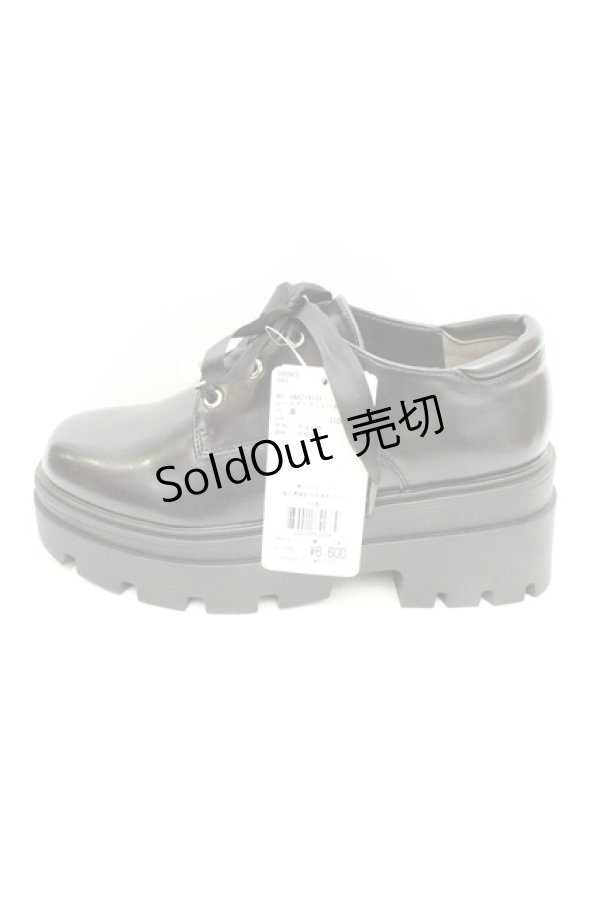 画像6: axes femme / レースアップシューズ M クロ O-26-03-05-003-AX-SH-OW-OS (6)