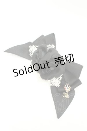 画像: Innocent World / クラウンチャームローズクリップ  クロ O-26-03-05-005-IW-AC-IG-ZT486-F006