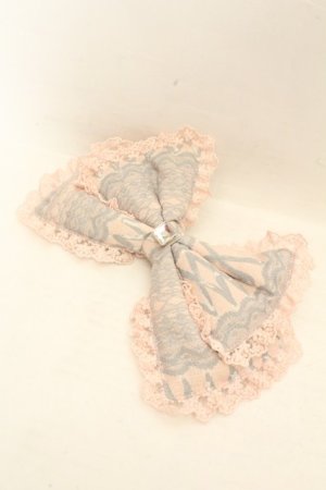 画像: metamorphose / Lace up doll　リボンクリップ  ピンク O-26-03-05-008-ME-AC-OW-OS