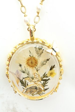 画像: Q-pot. / アリス/フラワーガーデン ネックレス  ゴールド O-26-03-05-015-QP-AC-IG-OS