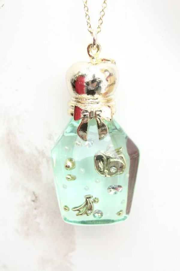 画像1: Franche Lippee / NEW香水ビンネックレス  グリーン O-26-03-05-016-LO-AC-IG-OS (1)