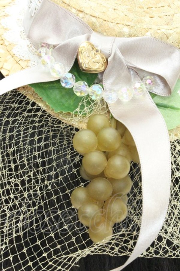 画像2: metamorphose / チュール付ミニカンカンカチューシャ  ナチュラル O-26-03-05-020-ME-AC-OW-OS (2)