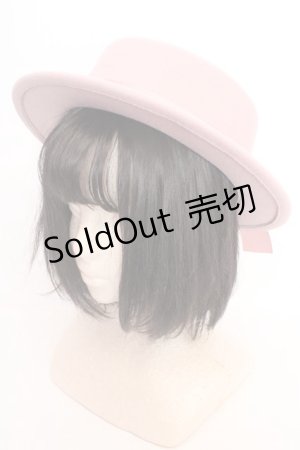 画像: m petit by misako / TT*AMリボンカンカン帽  ピンク O-26-03-05-029-LO-AC-IG-OS