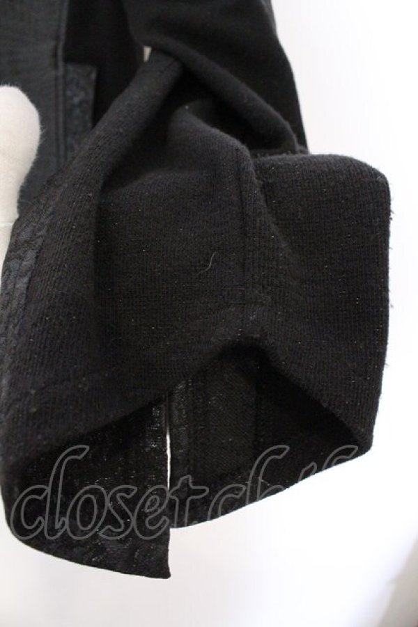 画像2: Qutie Frash / ナポレオンジャケット L ブラック×シルバー O-26-03-06-036-QU-BL-IG-OS (2)