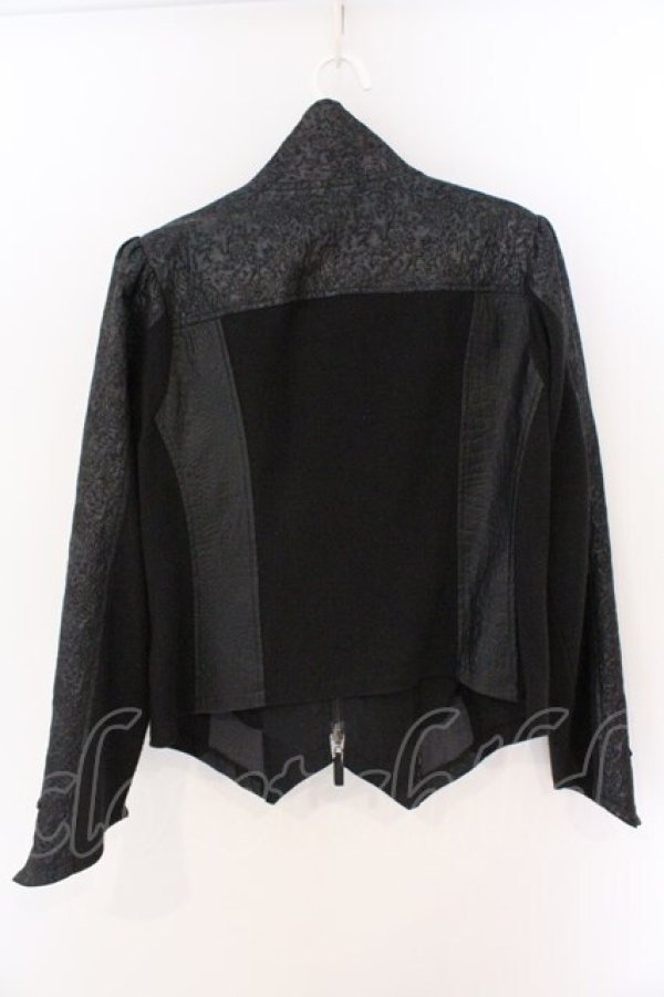 画像4: Qutie Frash / ナポレオンジャケット L ブラック×シルバー O-26-03-06-036-QU-BL-IG-OS (4)