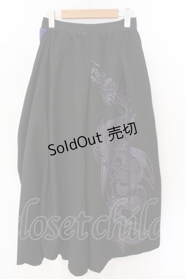 画像4: Qutie Frash / ハカマパンツ  パープル×ブラック O-26-03-06-040-QU-PA-IG-OS (4)