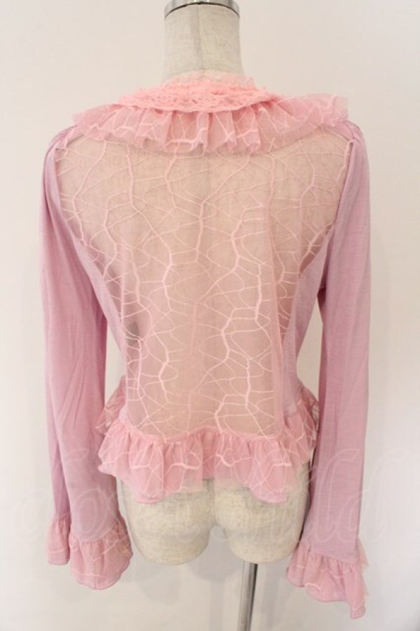 画像2: Qutie Frash / ショートボレロ  ピンク O-26-03-06-044-QU-TO-IG-OS (2)