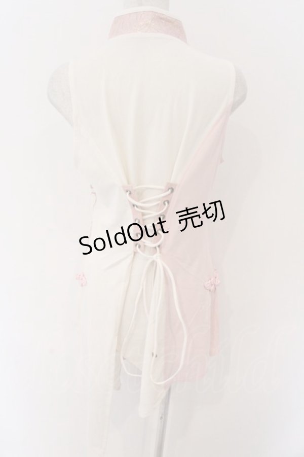 画像4: Qutie Frash / チャイナチュニック  ピンク O-26-03-06-045-QU-TO-IG-OS (4)