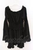 画像2: Qutie Frash / オフショルチュニック  ブラック O-26-03-06-047-QU-TO-IG-OS (2)