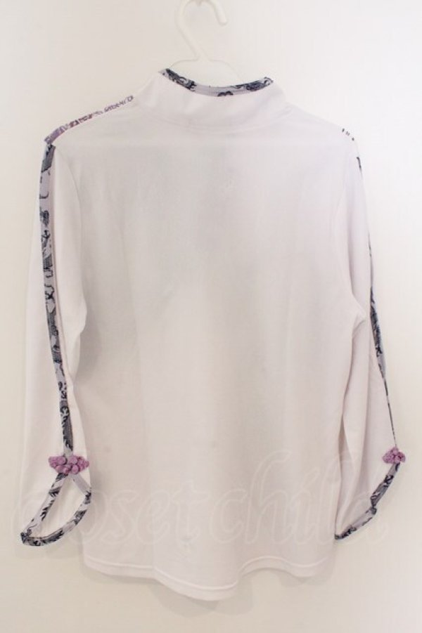 画像2: Qutie Frash / ４店舗限定チャイナT  ホワイト×パープル O-26-03-06-050-QU-TS-IG-OS (2)