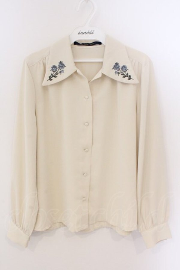 画像1: an another angelus / 刺繍入りブラウス  アイボリー O-26-03-06-069-CA-BL-IG-OS (1)