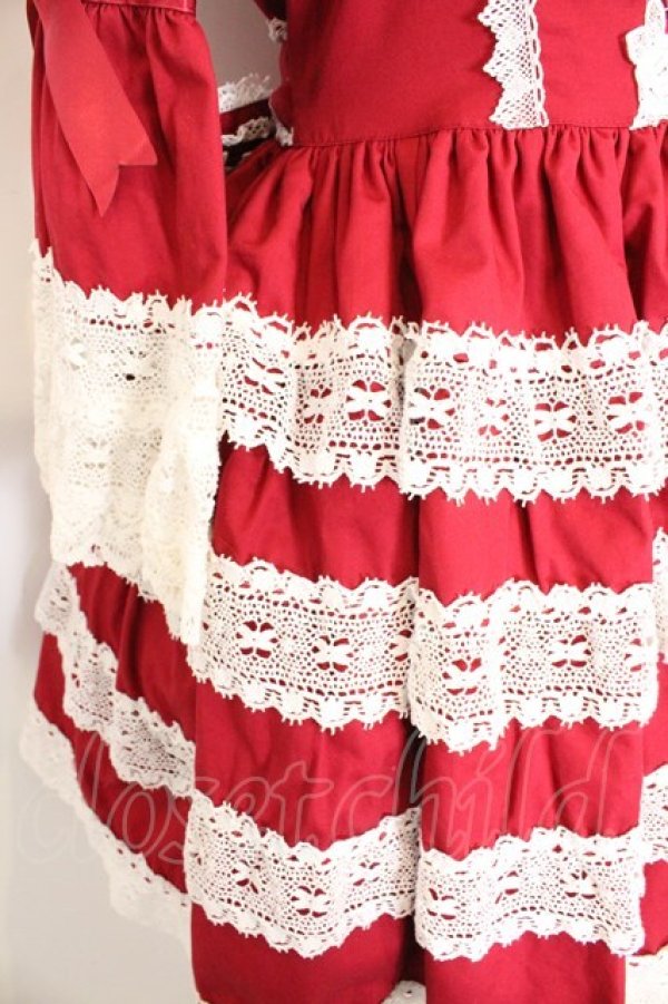 画像3: BABY,THE STARS SHINE BRIGHT / エリザベスワンピース＆ヘッドドレスセット  えんじ O-26-03-06-007-BA-OP-IG-OS (3)