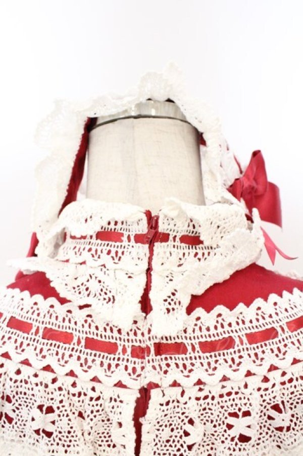 画像5: BABY,THE STARS SHINE BRIGHT / エリザベスワンピース＆ヘッドドレスセット  えんじ O-26-03-06-007-BA-OP-IG-OS (5)