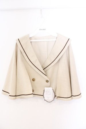 画像: Kurumi Collaboration / TT*KRMセーラーケープ LL ベージュ O-26-03-06-013-GO-JA-IG-OS