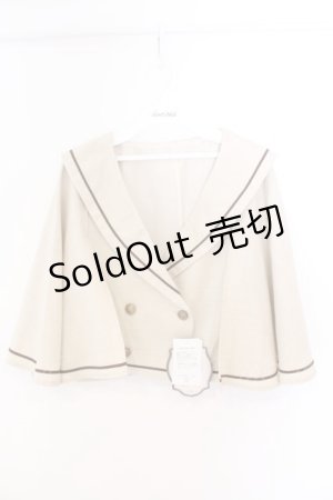 画像: Kurumi Collaboration / TT*KRMセーラーケープ LL ベージュ O-26-03-06-013-GO-JA-IG-OS