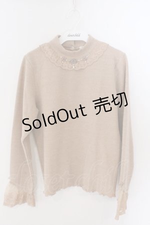 画像: axes femme / バラモチーフ使いプルオーバー M オレンジ系 O-26-03-06-025-AX-TO-OW-OS