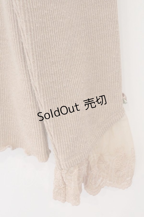 画像2: axes femme / バラモチーフ使いプルオーバー M オレンジ系 O-26-03-06-025-AX-TO-OW-OS (2)