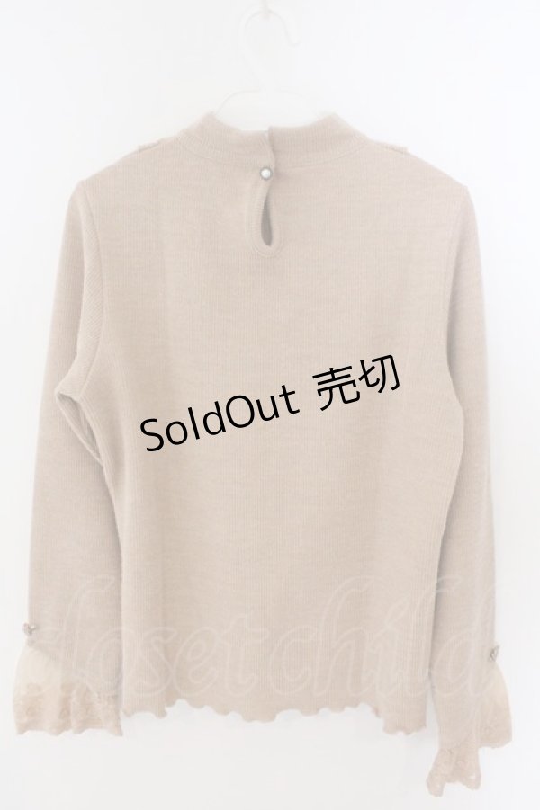 画像4: axes femme / バラモチーフ使いプルオーバー M オレンジ系 O-26-03-06-025-AX-TO-OW-OS (4)