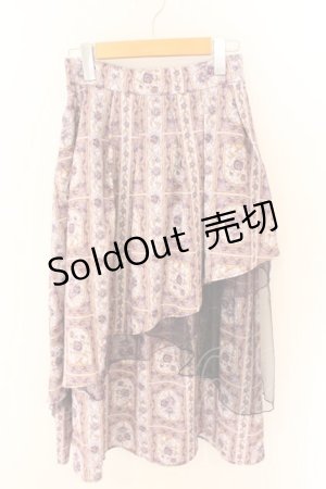 画像: axes femme / ローズ・ステンドグラススカート F パープル O-26-03-06-029-AX-SK-OW-OS