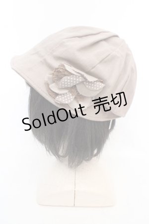 画像: axes femme / 星柄使いモチーフハット  ベージュ O-26-03-07-004-AX-AC-OW-OS