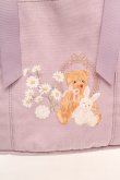 画像2: m petit by misako / TT*AM*キャンバストートバッグ  ラベンダー O-26-03-07-036-LO-BG-IG-OS (2)