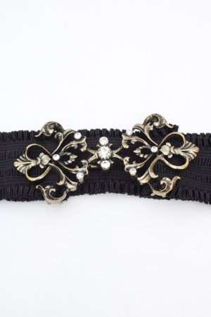 画像: axes femme / アラベスクゴムベルト  ゴールド O-26-03-07-039-AX-ZA-OW-OS