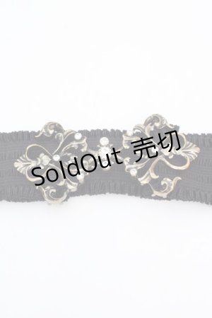 画像: axes femme / アラベスクゴムベルト  ゴールド O-26-03-07-039-AX-ZA-OW-ZT0311E