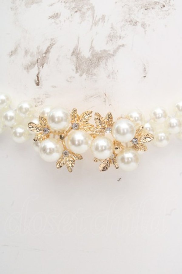 画像2: axes femme POETIQUE / パールゴムベルト  パール O-26-03-07-044-AX-ZA-IG-OS (2)