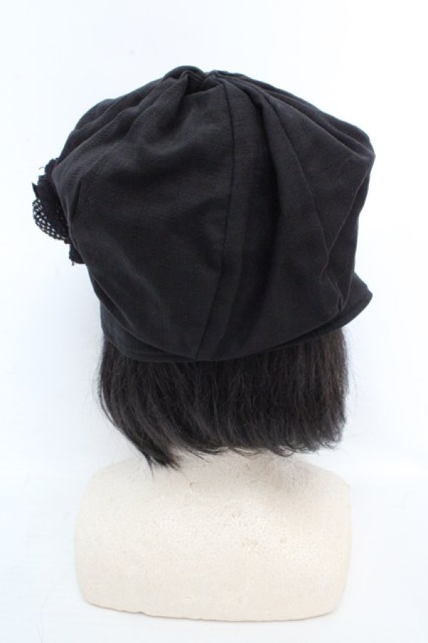 画像3: axes femme / 星柄使いモチーフハット  クロ O-26-03-07-005-AX-AC-OW-OS (3)