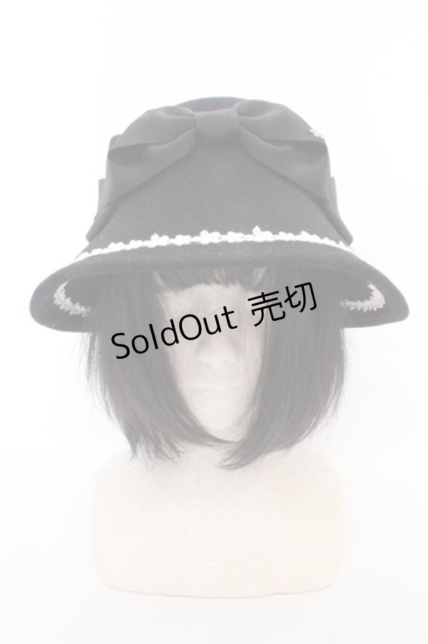 画像1: Innocent World / マリーリボンハット  クロ O-26-03-07-054-IW-AC-IG-OS (1)