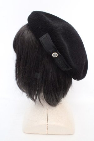 画像: m petit by misako / NINA's AMカメオベレー 57.5cm クロ O-26-03-07-055-LO-AC-IG-OS