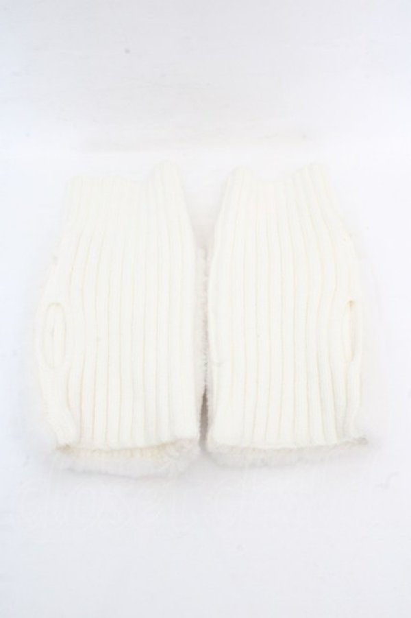 画像2: m petit by misako / AMハンドウォーマー  オフシロ O-26-03-07-061-LO-ZA-IG-OS (2)