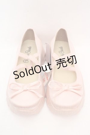 画像: Cherirulu Chocola / しまむらコラボ バレエシューズ M(23cm~23.5cm) 中桃 O-26-03-07-065-GO-SH-YM-ZT0311E