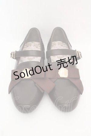 画像: m petit by misako / NINA'Sコラボパンプス S ブラウン O-26-03-07-068-LO-SH-IG-OS