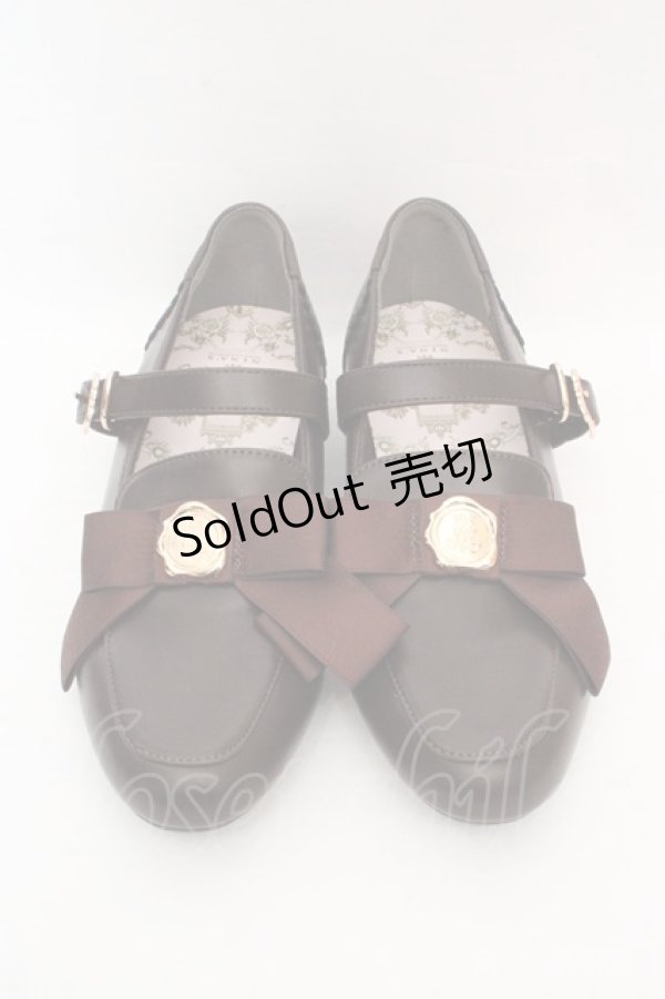 画像1: m petit by misako / NINA'Sコラボパンプス S ブラウン O-26-03-07-068-LO-SH-IG-OS (1)