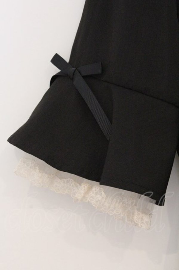 画像2: Secret Honey / ヨークタック半袖ワンピース 2 クロ O-26-03-07-1004-CA-OP-IG-OS (2)