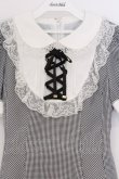 画像2: Secret Honey / レースアップギンガムワンピース 2 シロｘクロ O-26-03-07-1042-CA-OP-YM-OS (2)