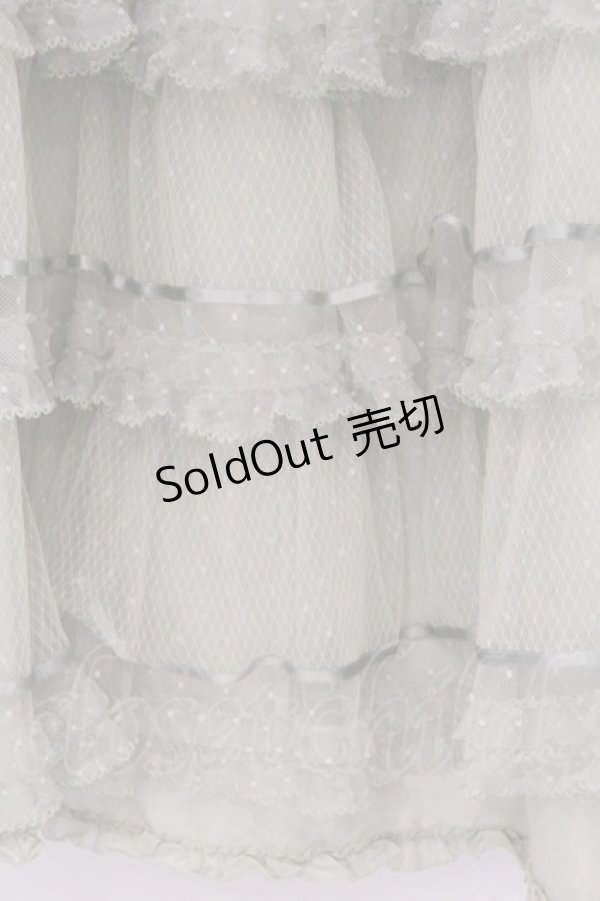 画像2: PINK HOUSE / ダイヤチュチュチュール×ダイヤチュール使いスカート  グリーン O-26-03-07-1047-LO-SK-OW-OS (2)