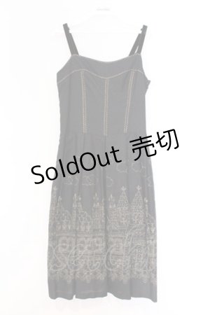 画像: Jane Marple / お城刺繍キャミワンピース M クロ O-26-03-07-1058-JM-OP-OW-OS
