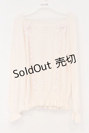 画像: Secret Honey / はわせレースニットソー  ピンク O-26-03-07-1007-CA-TO-IG-OS