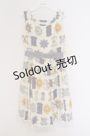 画像: Jane Marple / Cartes A Filsのスクエアドレス M アイボリー O-26-03-07-1066-JM-OP-OW-OS